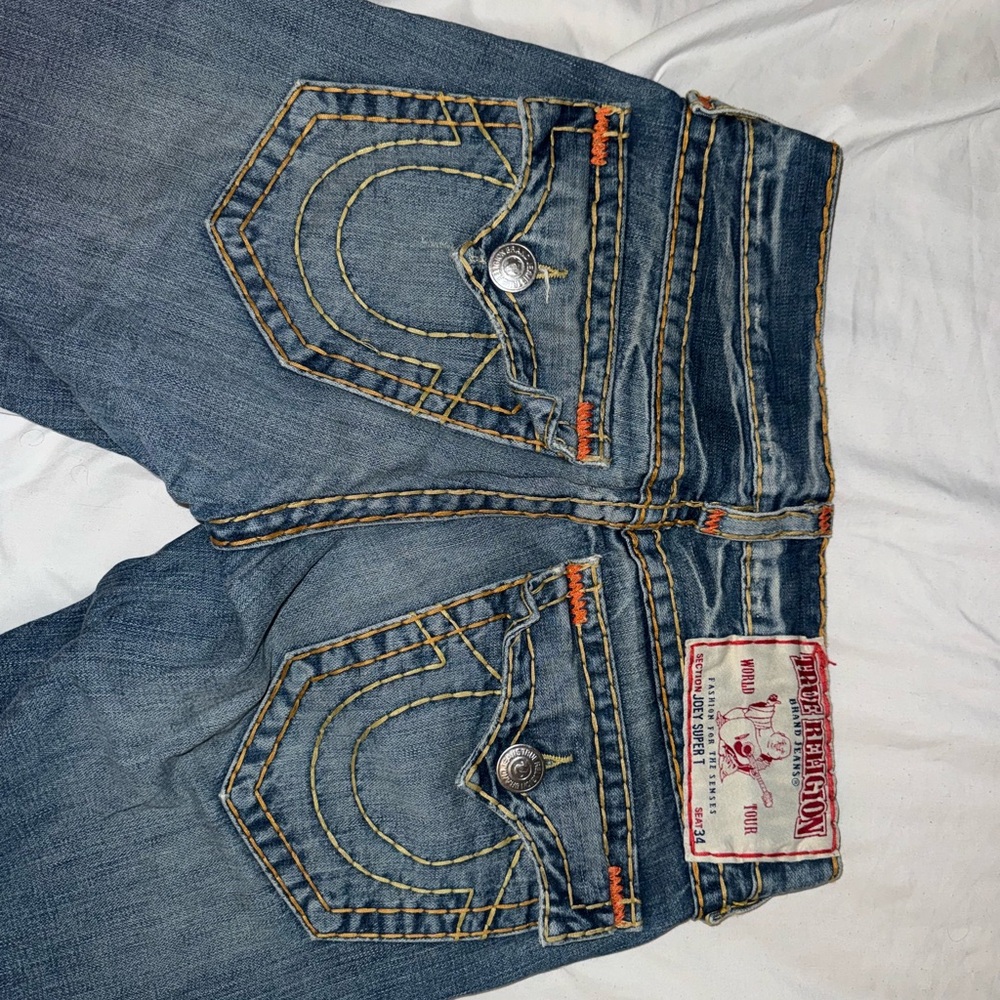 True Religion Blue Bootcut Jeans